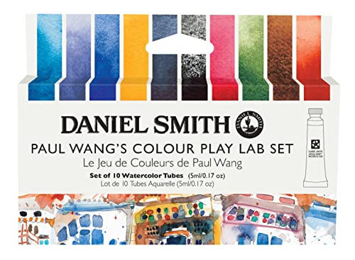 Daniel Smith 285610403 10 x 5 ml Paul WANGS Colour Play LAB Set, blau, 5 ml (Confezione da 10), 50 Milliliter von Daniel Smith