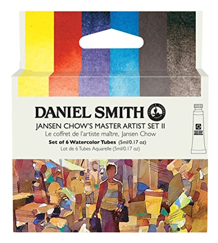 Daniel Smith 6 x 5 ml Jansen Chows Master Artist Set II, Pirrol Orange, 5 ml (6er-Pack), 5 Stück von Daniel Smith