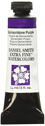 Daniel Smith Extra feine Aquarellfarbe, 15 ml, Quinacridon-Violett von Daniel Smith