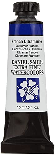 Daniel Smith Extra feine Aquarellfarbe, 15 ml, Tube, französisches Ultramarin von Daniel Smith