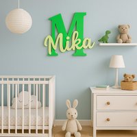 Wandbild Türschild Monogram Name Personalisiert Wandbild Türschild Monogram Name Personalisiert von DanielDubaDesign