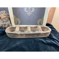 Alter 4-Teiliger Blumenkasten Aus Steingut - Dekorativ Ausgezeichneter Zustand von DanielsVintageShop
