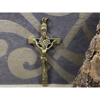Kreuz Von Jesus Christus - Vintage-Religiöser Gegenstand Kupferkruzifix Christentum Kreuz Von Jesus Christus - Vintage-Religiöser Gegenstand Kupferkruzifix Christentum von DanielsVintageShop