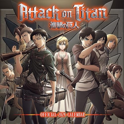 Attack on Titan – Kalender 2024 – Wandkalender: Original Danilo-Kalender [Mehrsprachig] [Kalender] (Wall-Kalender) von Danilo Promotions LTD