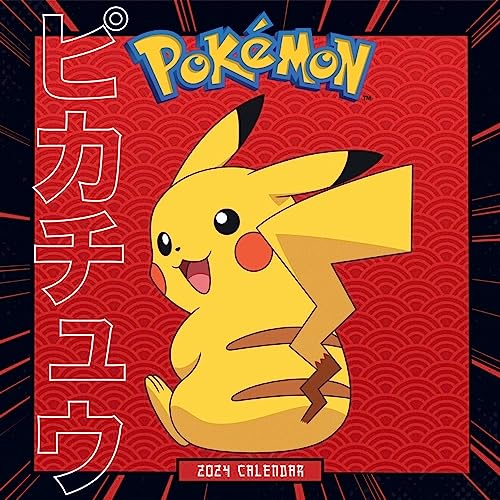 Pokémon 2024 – Wandkalender: Original Danilo-Kalender [Mehrsprachig] [Kalender] (Wall-Kalender) von Danilo