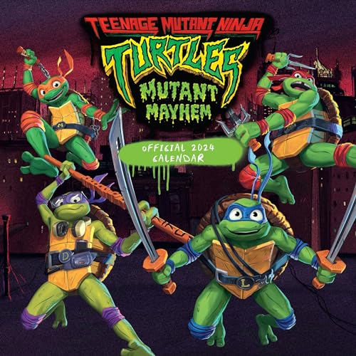 Teenage Mutant Ninja Turtles – Teenage Mutant Hero Turtles – Kalender 2024: Original Danilo-Kalender [Mehrsprachig] [Kalender] (Wall-Kalender) von Danilo