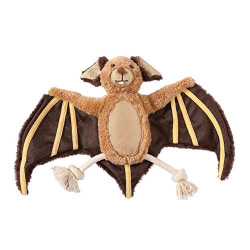 Danish Design Bertie The Bat Hundespielzeug mit Quietschelement, knisternd, 25,4 cm von Danish Design