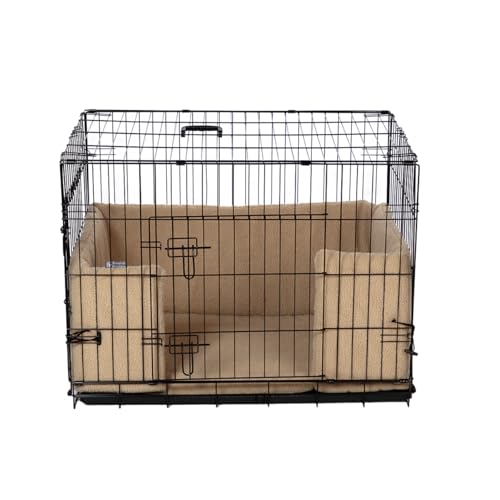 Danish Design Hundekäfig-Stoßstange – Sherpa-Fleece, Ecoflex recycelte Füllung – Haferflocken – Medium Danish Design Hundekäfig-Stoßstange – Sherpa-Fleece, Ecoflex recycelte Füllung – Haferflocken – Medium von Danish Design