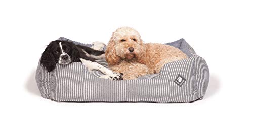 Danish Designs Hundebett, Denim-Look, 45,7 cm, maritim, Blau/cremefarben von Danish Design