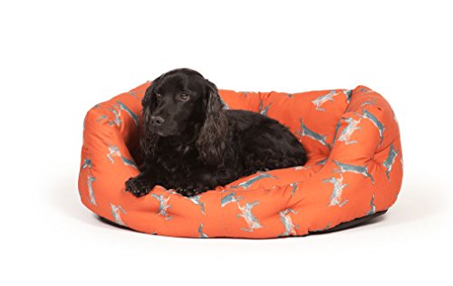 Danish Designs Hundebett, Hase, maschinenwaschbar, tiefgefüllt, 89 cm, Orange von Danish Design