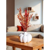 Herbstdeko | Kürbisvase Mit Trockenblumen Tischdeko Herbst Trockenblumen-Arrangement Herbstdeko | Kürbisvase Mit Trockenblumen Tischdeko Herbst Trockenblumen-Arrangement von Danislovelyworld