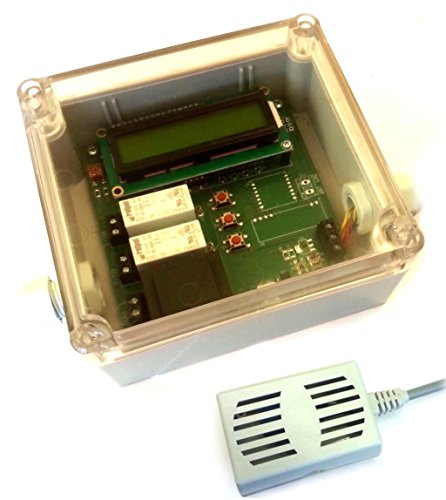Hygrostat Feuchtraum Lüftersteuerung Feuchtraumlüftersteuerung Entfeuchter Heizung Steuerung IP65 Gehäuse LCD programmierbar incl. Sensor Hygrostat Feuchtraum Lüftersteuerung Feuchtraumlüftersteuerung Entfeuchter Heizung Steuerung IP65 Gehäuse LCD programmierbar incl. Sensor von Danitech