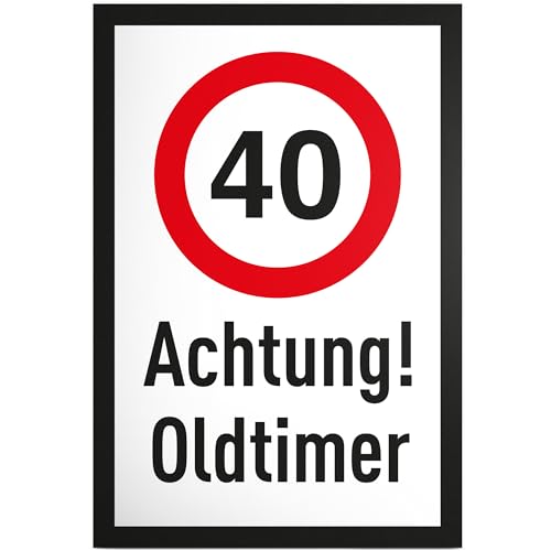 DankeDir! 40 Jahre Achtung Oldtimer - Kunststoff Schild 30 x 20 cm - Geschenkidee Geburtstagskarte Geburtstagsdeko Partydeko - Männer & Frauen Geburtstagsgeschenk 40er Geschenk 40. Geburtstag DankeDir! 40 Jahre Achtung Oldtimer - Kunststoff Schild 30 x 20 cm - Geschenkidee Geburtstagskarte Geburtstagsdeko Partydeko - Männer & Frauen Geburtstagsgeschenk 40er Geschenk 40. Geburtstag von DankeDir!