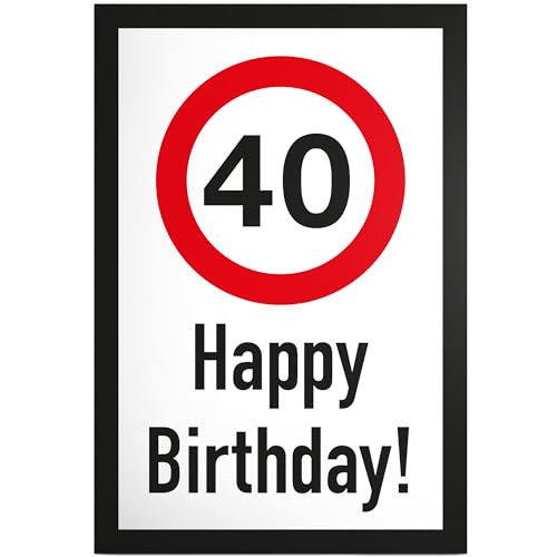 DankeDir! 40 Jahre Happy Birthday Schild - Geschenk 40. Geburtstag Geschenkidee Geburtstagsgeschenk Vierzigsten Geburtstagsdeko Partydeko Party Zubehör Geburtstagskarte DankeDir! 40 Jahre Happy Birthday Schild - Geschenk 40. Geburtstag Geschenkidee Geburtstagsgeschenk Vierzigsten Geburtstagsdeko Partydeko Party Zubehör Geburtstagskarte von DankeDir!