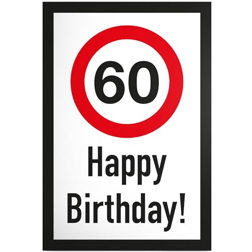 DankeDir! 60 Jahre Happy Birthday Schild - Geschenk 60. Geburtstag Geschenkidee Geburtstagsgeschenk Sechzigsten Geburtstagsdeko Partydeko Party Zubehör Geburtstagskarte DankeDir! 60 Jahre Happy Birthday Schild - Geschenk 60. Geburtstag Geschenkidee Geburtstagsgeschenk Sechzigsten Geburtstagsdeko Partydeko Party Zubehör Geburtstagskarte von DankeDir!