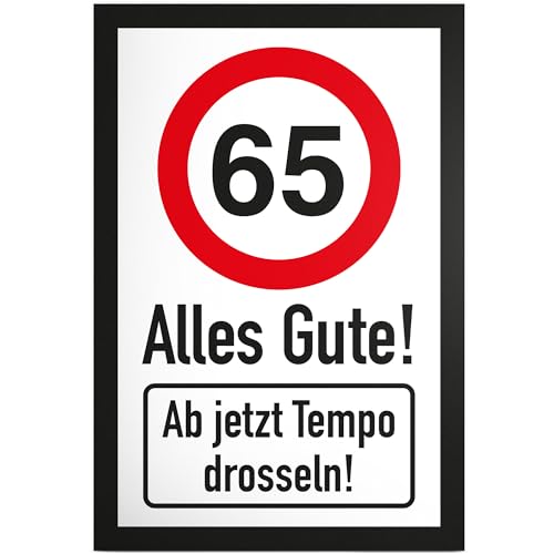 DankeDir! 65 Tempo Drosseln Schild - Alles Gute Geschenk 65. Geburtstag Geschenkidee Geburtstagsgeschenk Fünfundsechzigsten Geburtstagsdeko Partydeko Party Zubehör Geburtstagskarte DankeDir! 65 Tempo Drosseln Schild - Alles Gute Geschenk 65. Geburtstag Geschenkidee Geburtstagsgeschenk Fünfundsechzigsten Geburtstagsdeko Partydeko Party Zubehör Geburtstagskarte von DankeDir!