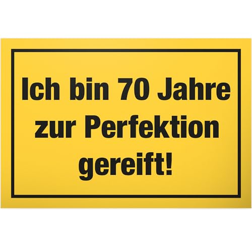 DankeDir! 70 Jahre Perfektion Kunststoffschild - Geschenk 70. Geburtstag Geschenkidee Geburtstagsgeschenk Siebzigsten Geburtstagsdeko Partydeko Party Zubehör Geburtstagskarte 30 x 20 cm DankeDir! 70 Jahre Perfektion Kunststoffschild - Geschenk 70. Geburtstag Geschenkidee Geburtstagsgeschenk Siebzigsten Geburtstagsdeko Partydeko Party Zubehör Geburtstagskarte 30 x 20 cm von DankeDir!