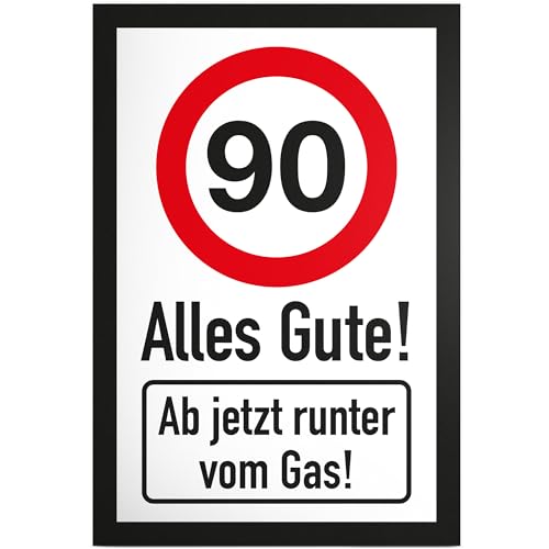 DankeDir! 90 Jahre Alles Gute - Runter vom Gas - Geschenk 90. Geburtstag Geschenkidee Geburtstagsgeschenk Neunzigsten Geburtstagsdeko Partydeko Party Zubehör Geburtstagskarte DankeDir! 90 Jahre Alles Gute - Runter vom Gas - Geschenk 90. Geburtstag Geschenkidee Geburtstagsgeschenk Neunzigsten Geburtstagsdeko Partydeko Party Zubehör Geburtstagskarte von DankeDir!