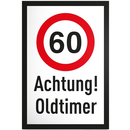 DankeDir! Achtung Oldtimer 60 Jahre - Schild Kunststoff 30 x 20 cm - Geburtstagsgeschenk 60. Geburtstag Geschenk Männer & Frauen - Geburtstagsdeko Geburtstagskarte Partydeko Geschenkidee 60er DankeDir! Achtung Oldtimer 60 Jahre - Schild Kunststoff 30 x 20 cm - Geburtstagsgeschenk 60. Geburtstag Geschenk Männer & Frauen - Geburtstagsdeko Geburtstagskarte Partydeko Geschenkidee 60er von DankeDir!
