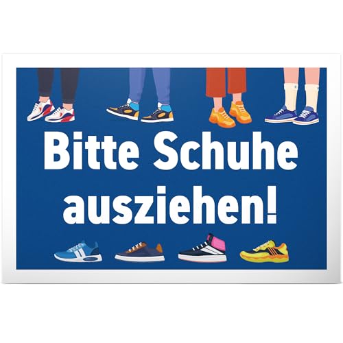 DankeDir! Bitte Schuhe ausziehen - Schild 30 x 20 cm - Geschenkidee Partydeko Deko Geschenk Kollegen Freunde Party - lustiger Spruch Spruchschild Türschild Geburtstagsgeschenk Wanddeko DankeDir! Bitte Schuhe ausziehen - Schild 30 x 20 cm - Geschenkidee Partydeko Deko Geschenk Kollegen Freunde Party - lustiger Spruch Spruchschild Türschild Geburtstagsgeschenk Wanddeko von DankeDir!