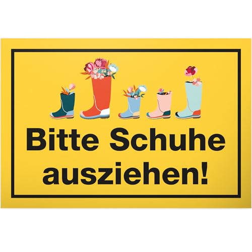 DankeDir! Bitte Schuhe ausziehen - Schild 30 x 20 cm - Geschenkidee Partydeko Deko Geschenk Kollegen Freunde Party - lustiger Spruch Spruchschild Türschild Geburtstagsgeschenk Wanddeko DankeDir! Bitte Schuhe ausziehen - Schild 30 x 20 cm - Geschenkidee Partydeko Deko Geschenk Kollegen Freunde Party - lustiger Spruch Spruchschild Türschild Geburtstagsgeschenk Wanddeko von DankeDir!