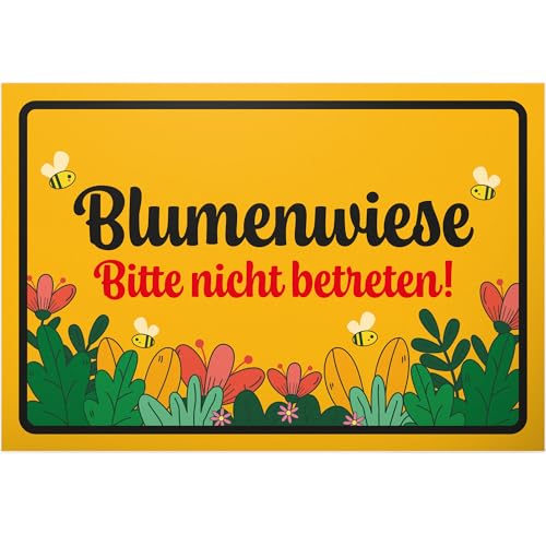 DankeDir! Blumenwiese nicht betreten - Schild 30 x 20 cm - Garten Spruch Spruchschild Geburtstagsgeschenk Wiese Hinweisschild - Nachbarn Freunde Geschenkidee Geschenk Hobbygärtner DankeDir! Blumenwiese nicht betreten - Schild 30 x 20 cm - Garten Spruch Spruchschild Geburtstagsgeschenk Wiese Hinweisschild - Nachbarn Freunde Geschenkidee Geschenk Hobbygärtner von DankeDir!
