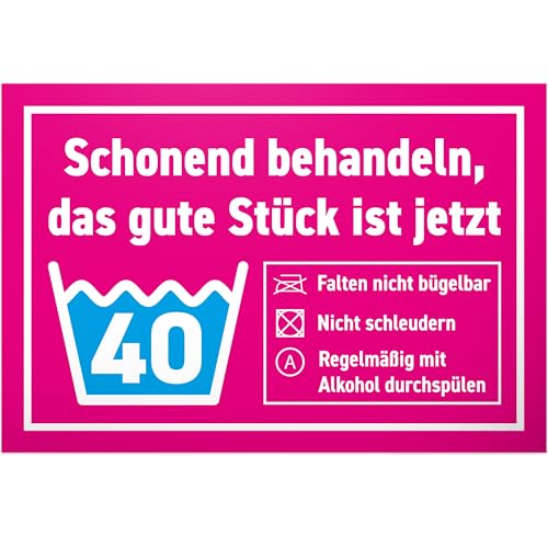 DankeDir! Das gute Stück ist Vierzig - 30 x 20 cm Schild - Partydeko Geburtstagskarte Geschenkidee Geburtstagsdeko - Geschenk Geburtstagsgeschenk 40. Geburtstag 40 Jahre Männer & Frauen 40er DankeDir! Das gute Stück ist Vierzig - 30 x 20 cm Schild - Partydeko Geburtstagskarte Geschenkidee Geburtstagsdeko - Geschenk Geburtstagsgeschenk 40. Geburtstag 40 Jahre Männer & Frauen 40er von DankeDir!