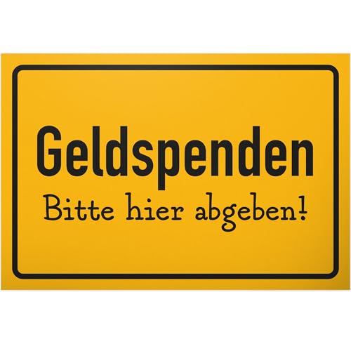 DankeDir! Geldspenden - Schild 30 x 20 cm - Türschild lustiger Spruch Spruchschild Geburtstagsgeschenk Karte Wanddeko - Geschenkidee Geschenk Deko Partydeko Party Kollegen Freunde DankeDir! Geldspenden - Schild 30 x 20 cm - Türschild lustiger Spruch Spruchschild Geburtstagsgeschenk Karte Wanddeko - Geschenkidee Geschenk Deko Partydeko Party Kollegen Freunde von DankeDir!