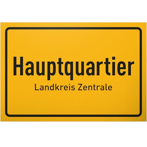DankeDir! Hauptquartier Zentrale - Schild 30 x 20 cm - Spruchschild Wanddeko Geburtstagsgeschenk lustiger Spruch Türschild - Kollegen Freunde Party Partydeko Deko Geschenk Geschenkidee DankeDir! Hauptquartier Zentrale - Schild 30 x 20 cm - Spruchschild Wanddeko Geburtstagsgeschenk lustiger Spruch Türschild - Kollegen Freunde Party Partydeko Deko Geschenk Geschenkidee von DankeDir!