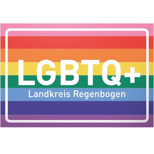 DankeDir! LGBTQ+ LGBT Gay - Schild 30 x 20 cm - Geschenkidee Deko Party Partydeko Kollegen Freunde Geschenk - Spruchschild Geburtstagsgeschenk Türschild Wanddeko Spruch von DankeDir!