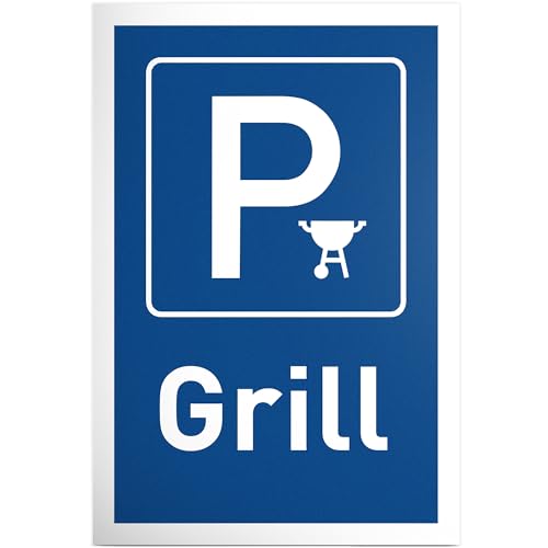 DankeDir! Parkplatz Grill - Schild 30 x 20 cm - Geschenkidee Partydeko Party Deko Geschenk Grillmeister BBQ Fans Kollegen Freunde - Türschild Geburtstagsgeschenk Griller Garten Grillplatz DankeDir! Parkplatz Grill - Schild 30 x 20 cm - Geschenkidee Partydeko Party Deko Geschenk Grillmeister BBQ Fans Kollegen Freunde - Türschild Geburtstagsgeschenk Griller Garten Grillplatz von DankeDir!
