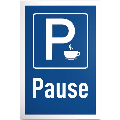 DankeDir! Parkplatz Pause Kaffee - Schild 30 x 20 cm - Spruchschild Geburtstagsgeschenk Türschild lustiger Spruch - Geschenk Party Partydeko Deko Büro Geschenkidee Kollegen Freunde Kaffeepause DankeDir! Parkplatz Pause Kaffee - Schild 30 x 20 cm - Spruchschild Geburtstagsgeschenk Türschild lustiger Spruch - Geschenk Party Partydeko Deko Büro Geschenkidee Kollegen Freunde Kaffeepause von DankeDir!