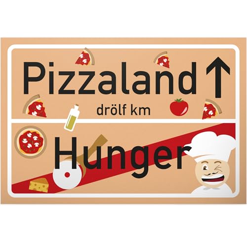 DankeDir! Pizzaland Ortsschild - Pizza Schild Lustiges Geschenk für sie ihn - süße Deko Wanddeko Türschild Küche Restaurant Geschenkidee Geburtstagsgeschenk Frauen Männer DankeDir! Pizzaland Ortsschild - Pizza Schild Lustiges Geschenk für sie ihn - süße Deko Wanddeko Türschild Küche Restaurant Geschenkidee Geburtstagsgeschenk Frauen Männer von DankeDir!