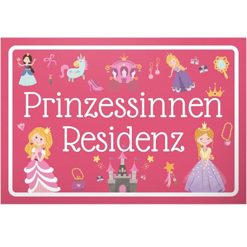 DankeDir! Prinzessinnen Residenz - 30 x 20 cm Schild - Prinzessin Geburtstagsdeko Mädchen Karte Kindergeburtstag Geschenkidee - Geburtstag Deko Idee Geschenk Türschild Kinderzimmer DankeDir! Prinzessinnen Residenz - 30 x 20 cm Schild - Prinzessin Geburtstagsdeko Mädchen Karte Kindergeburtstag Geschenkidee - Geburtstag Deko Idee Geschenk Türschild Kinderzimmer von DankeDir!