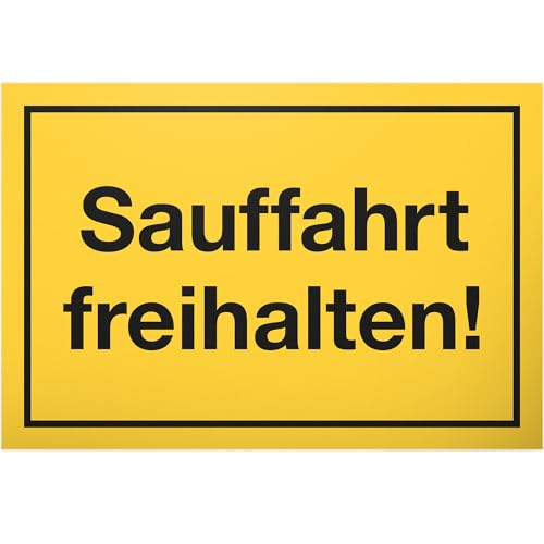 DankeDir! Sauffahrt Freihalten - 30 x 20 cm Schild - JGA Alkohol Requiste Photo Booth Party Geschenk - Geburtstagsgeschenk Geschenkidee Partydeko Geburtstagsdeko lustiger Spruch DankeDir! Sauffahrt Freihalten - 30 x 20 cm Schild - JGA Alkohol Requiste Photo Booth Party Geschenk - Geburtstagsgeschenk Geschenkidee Partydeko Geburtstagsdeko lustiger Spruch von DankeDir!