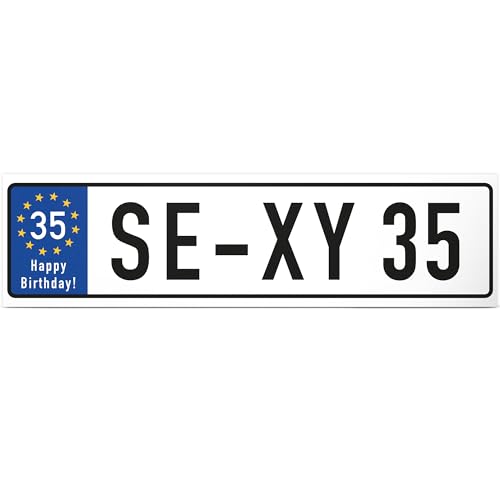 DankeDir! Sexy 35 Jahre Schild Jahre - Geschenk 35. Geburtstag Geschenkidee Geburtstagsgeschenk Fünfunddreißigsten Geburtstagsdeko Partydeko Party Zubehör Geburtstagskarte von DankeDir!