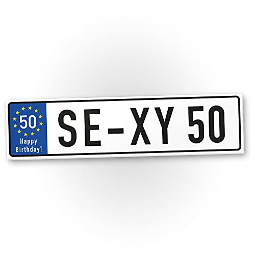 DankeDir! Sexy 50 Jahre Schild Jahre - Geschenk 50. Geburtstag Geschenkidee Geburtstagsgeschenk Fünzigsten Geburtstagsdeko Partydeko Party Zubehör Geburtstagskarte von DankeDir!