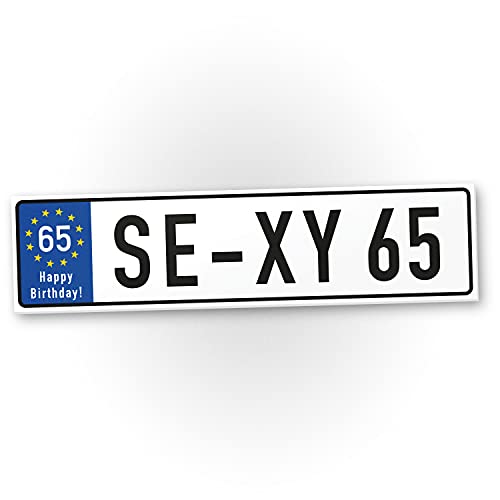 DankeDir! Sexy 65 Jahre Schild Jahre - Geschenk 65. Geburtstag Geschenkidee Geburtstagsgeschenk Fünfundsechzigsten Geburtstagsdeko Partydeko Party Zubehör Geburtstagskarte von DankeDir!