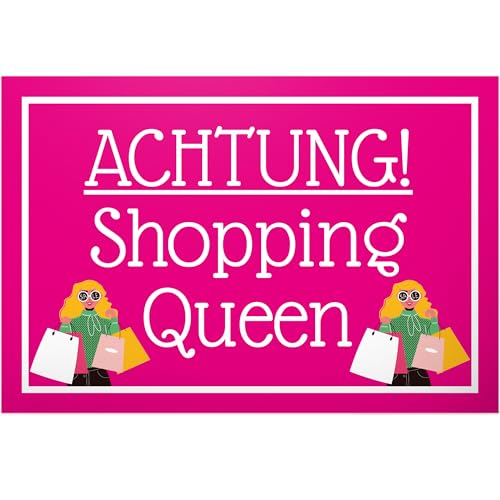 DankeDir! Shopping Queen - Schild 30 x 20 cm - Geschenkidee Partydeko Geburtstagskarte Geburtstagsdeko - Freundin Geschenk Frauen Geburtstagsgeschenk Geburtstag DankeDir! Shopping Queen - Schild 30 x 20 cm - Geschenkidee Partydeko Geburtstagskarte Geburtstagsdeko - Freundin Geschenk Frauen Geburtstagsgeschenk Geburtstag von DankeDir!
