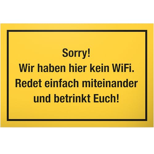 DankeDir! Sorry kein WiFi - Türschild Deko Wanddeko Bars Cafés Restaurants Lustiges Schild mit Spruch Wohnung - Geschenkidee Geburtstagsgeschenk beste Freunde Party Geschenk - Überraschung DankeDir! Sorry kein WiFi - Türschild Deko Wanddeko Bars Cafés Restaurants Lustiges Schild mit Spruch Wohnung - Geschenkidee Geburtstagsgeschenk beste Freunde Party Geschenk - Überraschung von DankeDir!