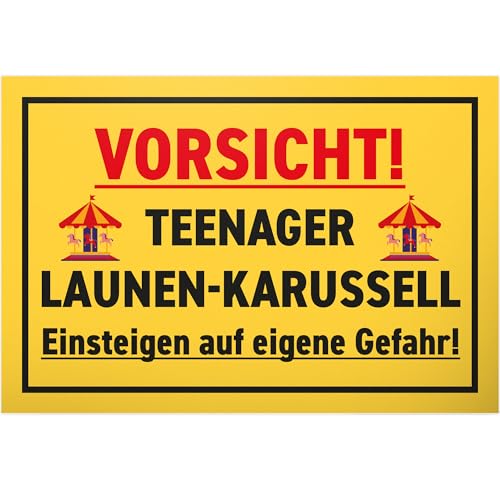DankeDir! Teeenager Launen - 30 x 20 cm Schild - Jugendliche Dekoration Geburtstag Zimmer Deko Tür Deko Geschenk Idee - Spruch Türschild Jungen & Mädchen Zimmer Teenager Geschenkidee DankeDir! Teeenager Launen - 30 x 20 cm Schild - Jugendliche Dekoration Geburtstag Zimmer Deko Tür Deko Geschenk Idee - Spruch Türschild Jungen & Mädchen Zimmer Teenager Geschenkidee von DankeDir!