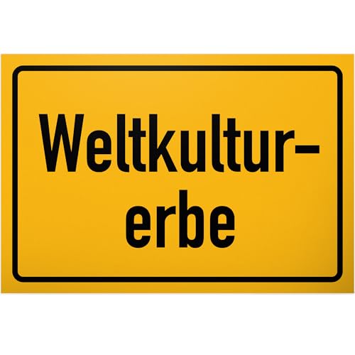 DankeDir! Weltkulturerbe - 30 x 20 cm Schild - Wandschild Geburtstagsgeschenk Wanddeko Spruchschild lustiger Spruch Türschild - Deko Geschenk Geschenkidee Party Kollegen Freunde Partydeko von DankeDir!