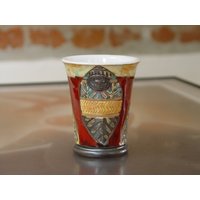 Handgefertigter Keramikbecher - Rotweinkelch Einzigartiges Weihnachtsgeschenk 10-Unzen-Tonbecher Haus- Und Wohndekor Küche Esszimmer-Trinkgefäß von DankoHandmade