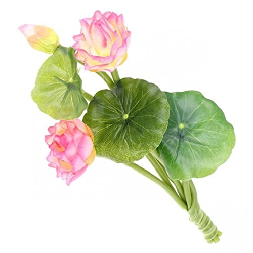 27 cm Künstliche Blumen Lebensee Wasser Lilie Mikro Landschaft Long Für Hochzeitsteich Garten Gefälschte Pflanzen Dekor Dekor von Danlai