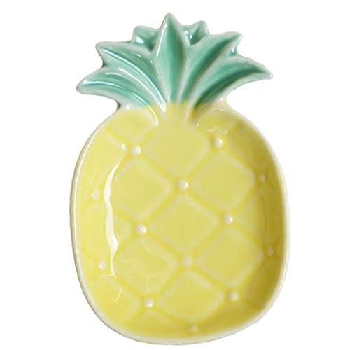 Danlai Ananas Teller Ananas Schmuck Teller Keramik Platte Schmuck Tray Schmuckhalter Obst Platte Geschirr Geschenk Danlai Ananas Teller Ananas Schmuck Teller Keramik Platte Schmuck Tray Schmuckhalter Obst Platte Geschirr Geschenk von Danlai