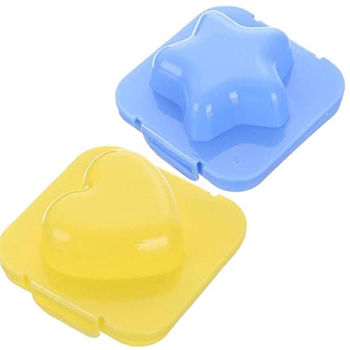 Danlai Kochen Sie Eier Shaper 2pcs Eierdampfer Herzform Form Sushi Reisform Dekorieren Fondantkuchen -Werkzeug von Danlai