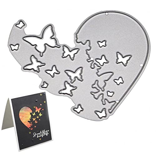 Herz Schneiden Stirbt Stirbt, Die Schablone Schmetterling Metallvorlage Stanze Form Der DIY -Handwerk Für Album Scrapbooking Art Card Making von Danlai
