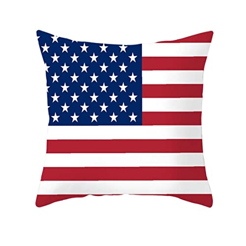 Independence Day 4. Juli Kissenbezug Amerikanische Flagge Kissen Cover Geburtstagsfeier Dekor Home American Jubiläum von Danlai