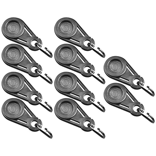 Tarp Clips Schloss 10 Stücke Heavy Duty Lock Grip Zelt Clips Klemmen Tarp Grabber Movable Snaps Clip Winddichte Markise Klammergriff Für Outdoor Camping Banner Cover von Danlai