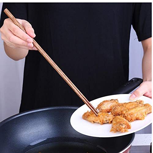 Traditionelle Chinesische Hölzerne Extra Essstäbchen, 42cm Kochen Heiße Topf Essstäbchen Für Küche Verlängert Hölzerne Nudel Tiefer Braten Tools von Danlai